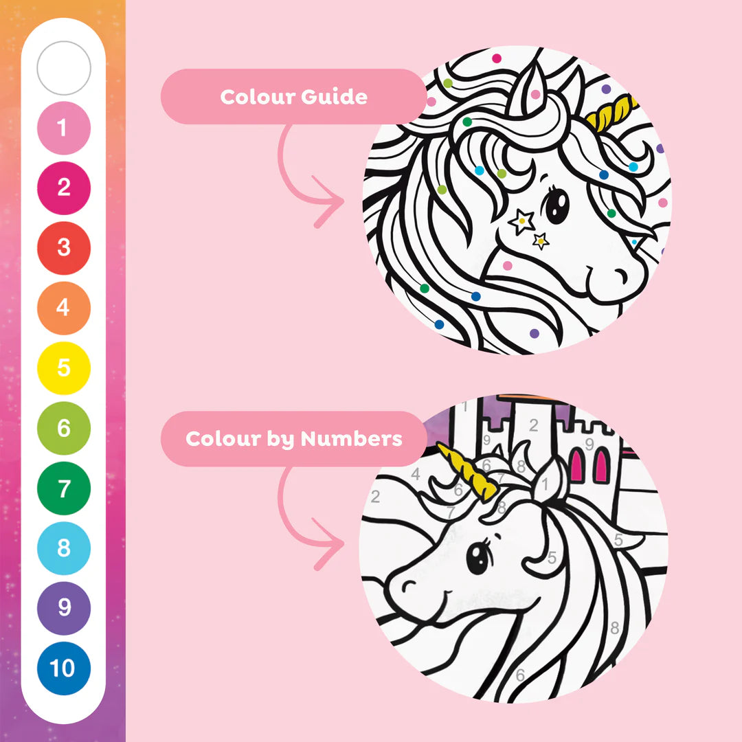 Tiger Tribe - Colour By Numbers - Unicorn Dreaming