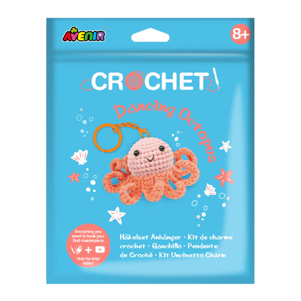Avenir - Crochet Keychain - Dancing Octopus