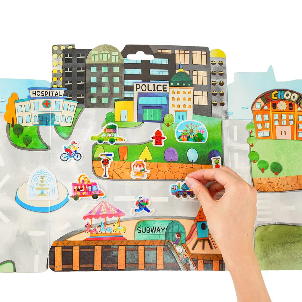 MierEdu - Jelly Stickers - Busy City