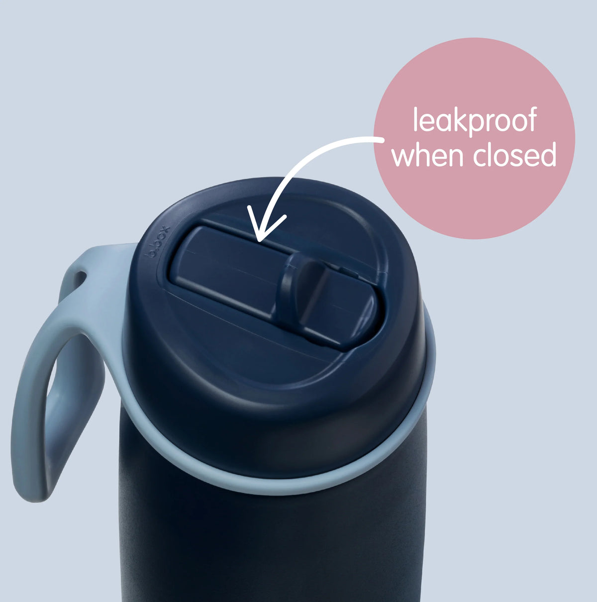 b.box Insulated Flip Top Bottle - 690ml - Sea Glass