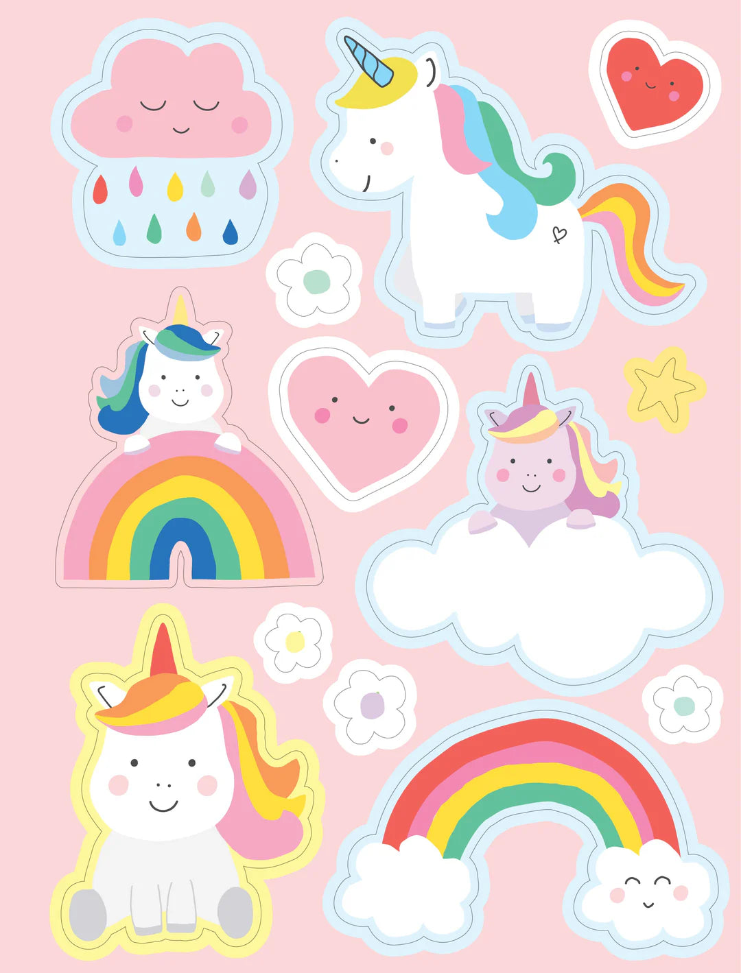 Book | Giant Stickers for Tiny Tots - Unicorn World