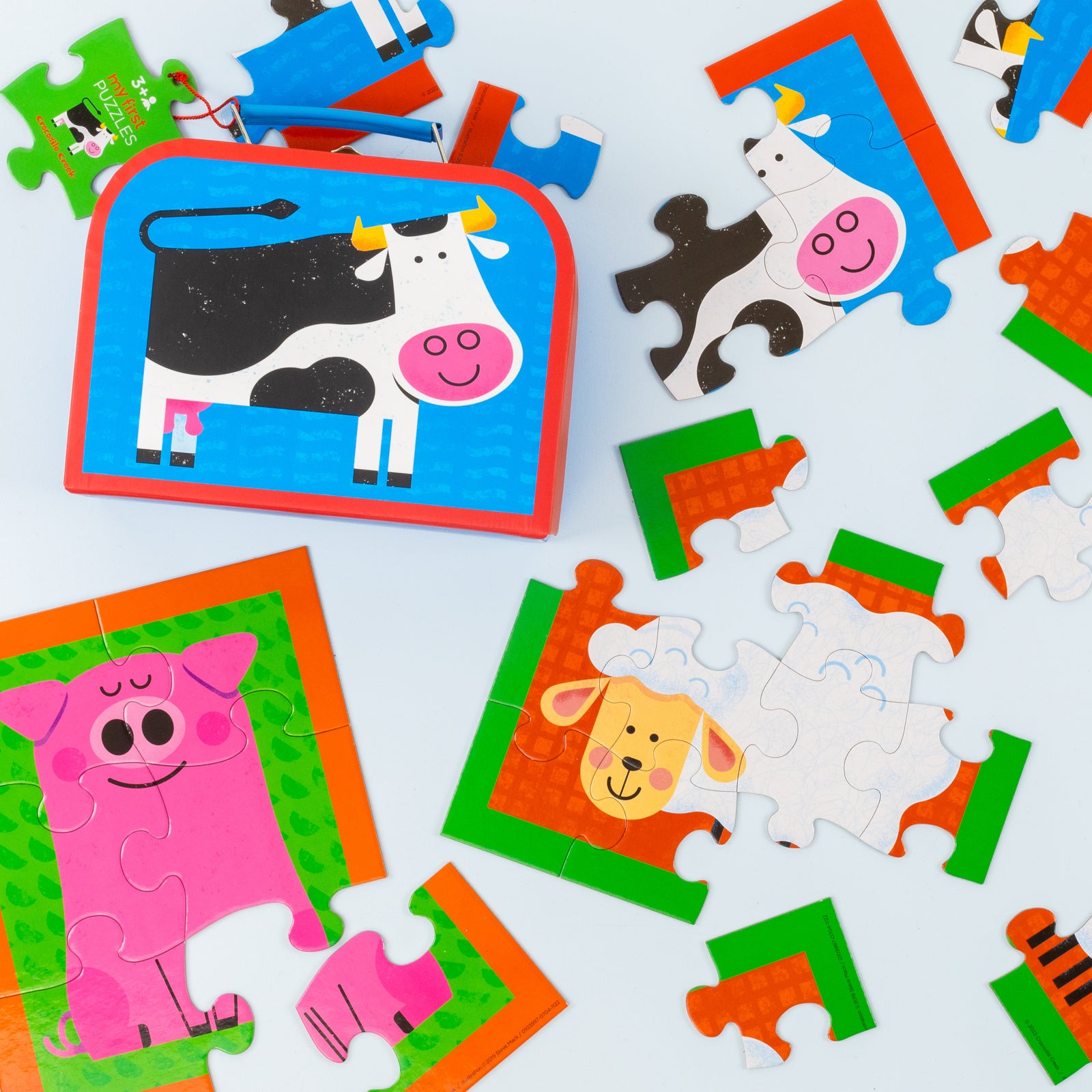 Crocodile Creek - My First Puzzle Case - Barnyard