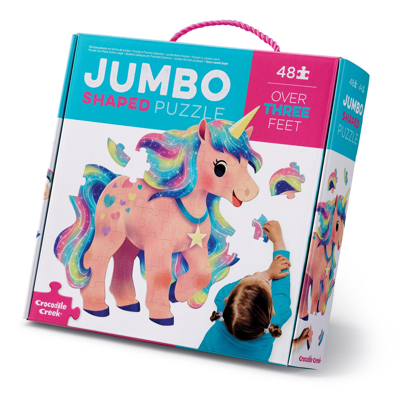 Crocodile Creek - Jumbo Puzzle 48 pc - Unicorn