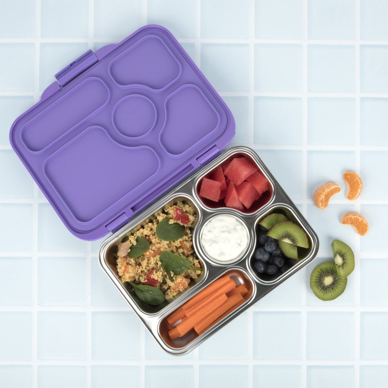 Yumbox Presto Stainless Steel Bento - Remy Lavender
