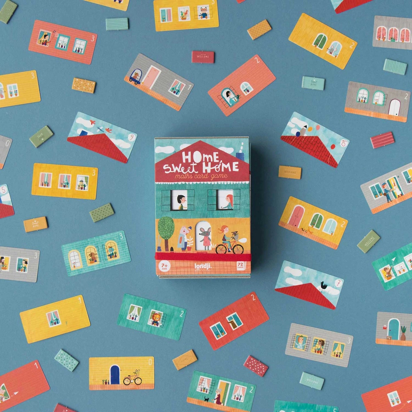 In this fun mathematical card game, help to build the most beautiful city possible