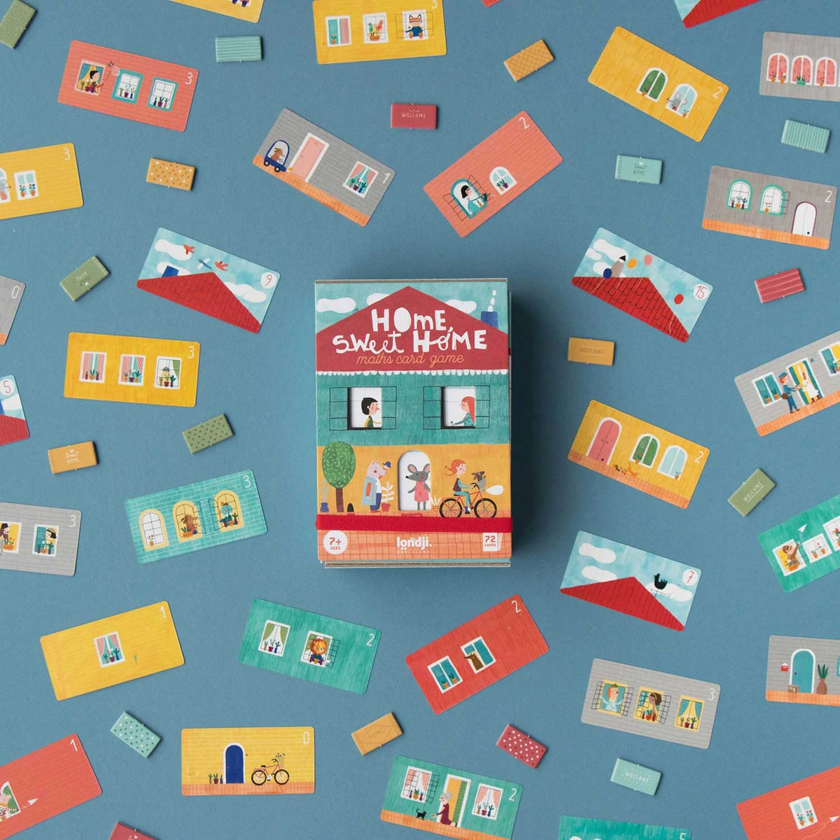 In this fun mathematical card game, help to build the most beautiful city possible