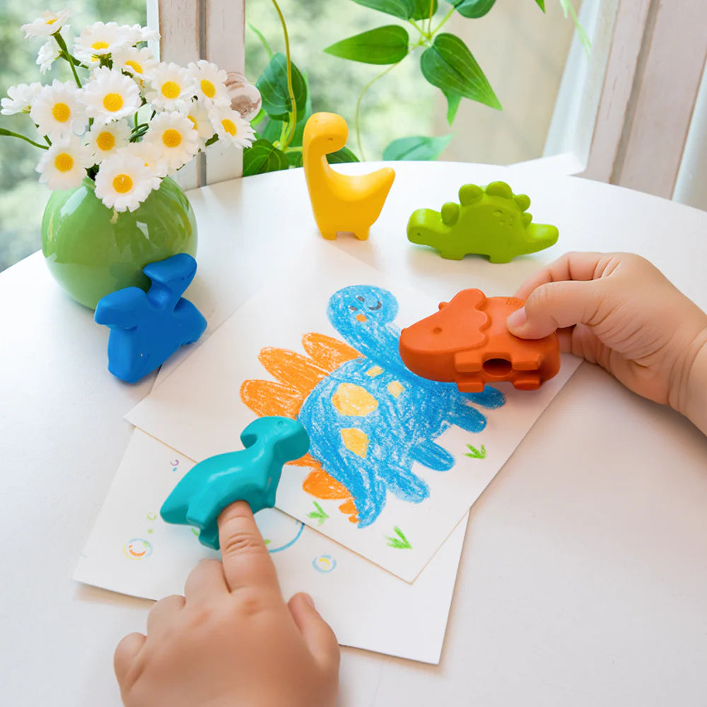 Haku Yoka - Shaped Crayons - Dino Finger Crayon