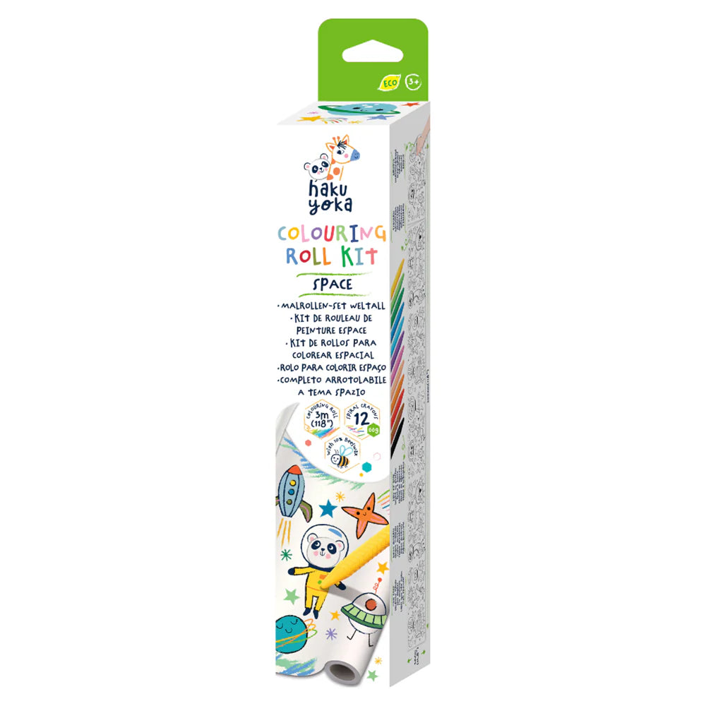 Haku Yoka - Colouring Roll Kit - Space