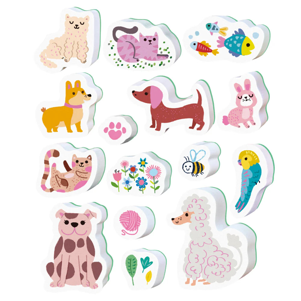 Haku Yoka - Art To Go - Stamp Art - My Lovely Pets