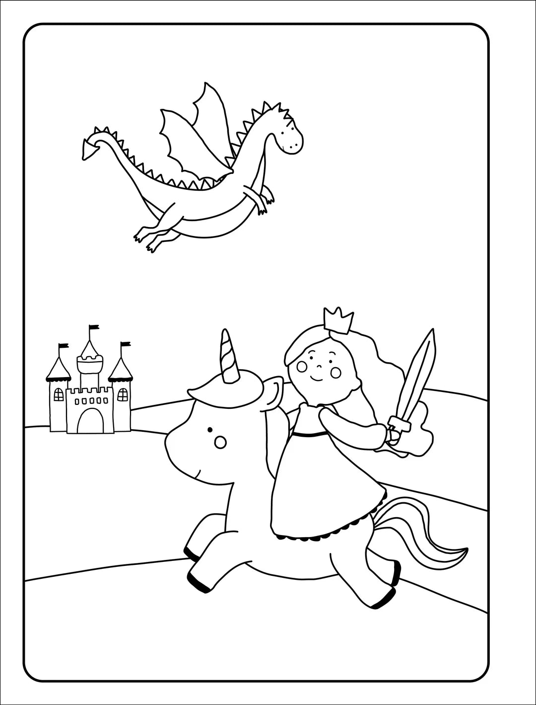 Book | Giant Stickers for Tiny Tots - Unicorn World
