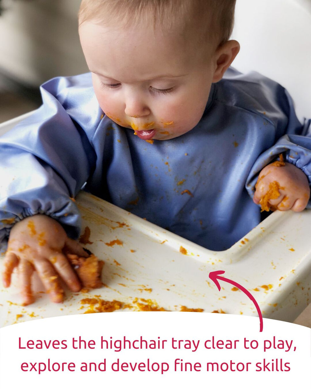 Little Chomps - Messy Mealtime (Toddler) Smock: 8mths to 2+yrs