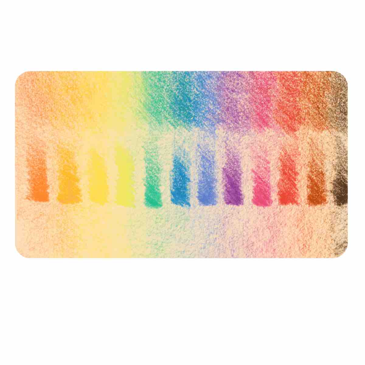 Filana Beeswax Crayons with Brown & Black Stick 12