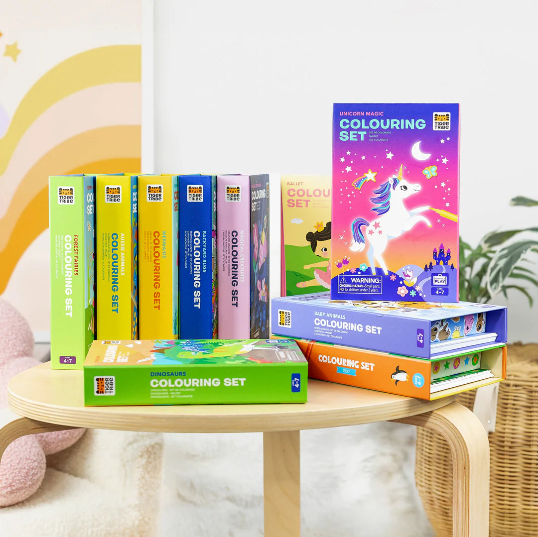 Tiger Tribe - Colouring Set - Unicorn Magic