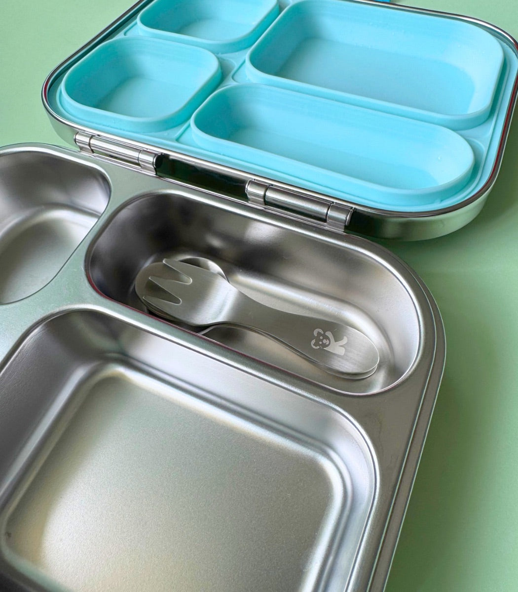 Kaally - Bento Box Cutlery Set (Mini Stainless Steel Utensils)