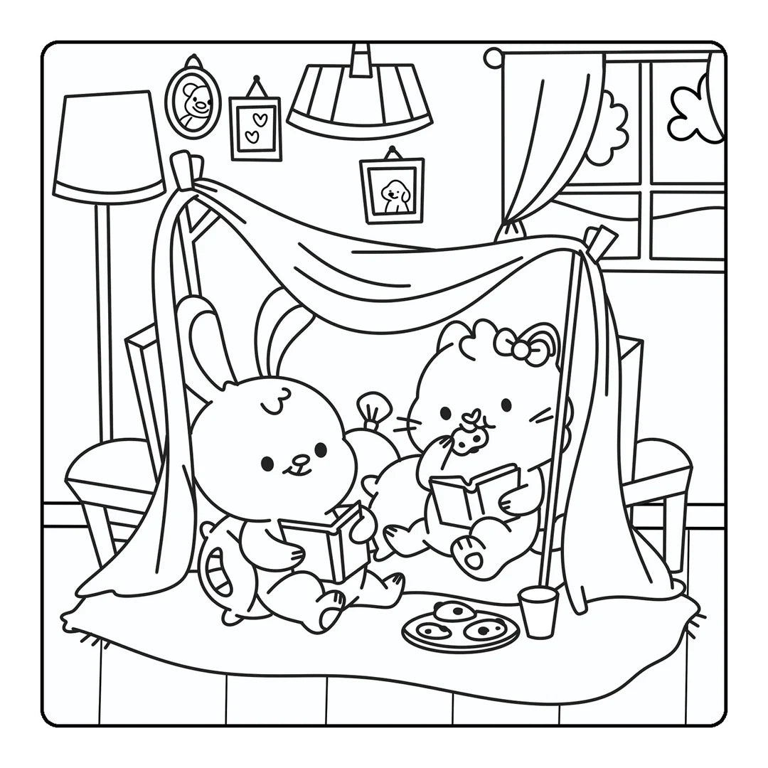 Book | Happy Days - Little Cuties Cosy Colouring