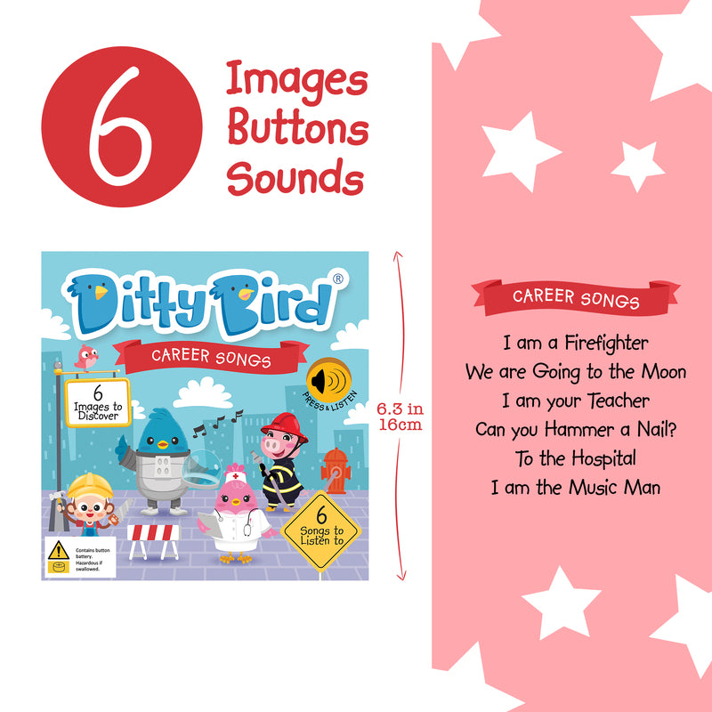 Ditty Bird - Career Songs Board Book