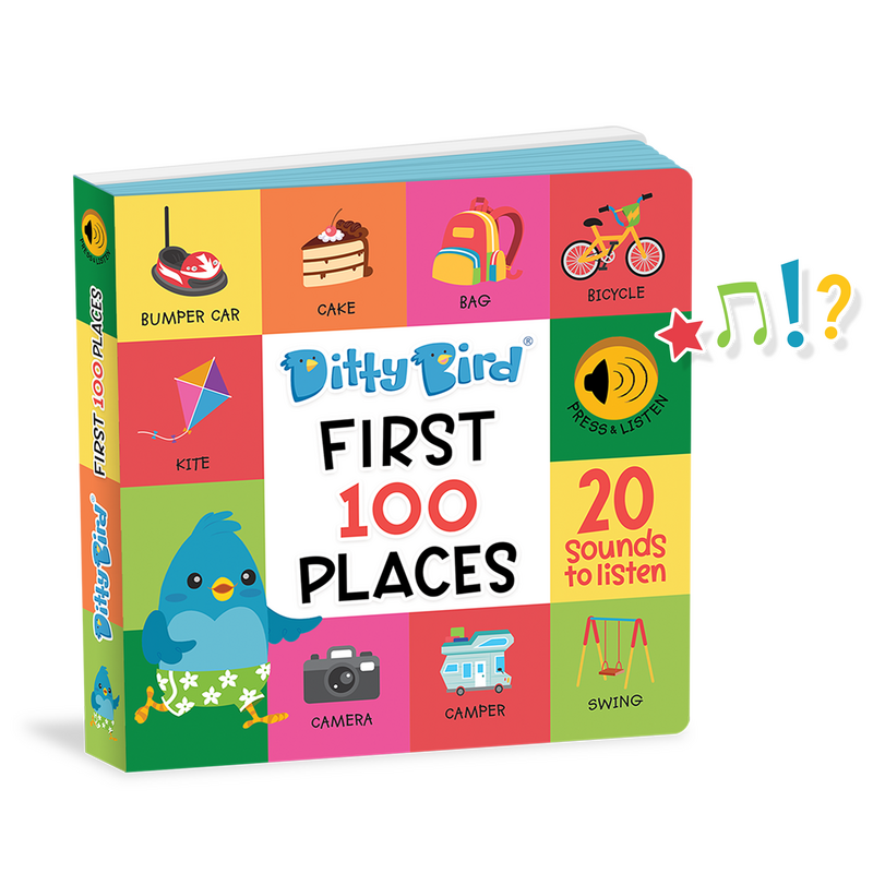 Ditty Bird - First 100 Places Board Book