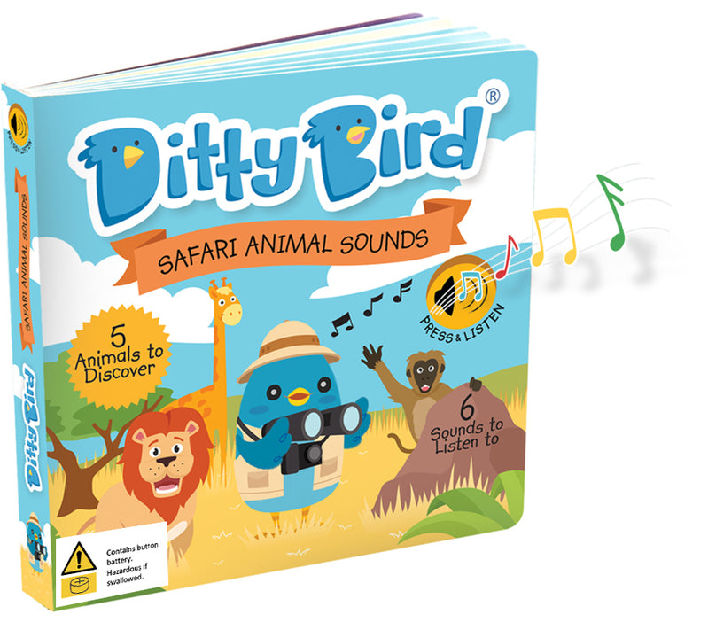 Ditty Bird - Safari Animal Sounds Board Book