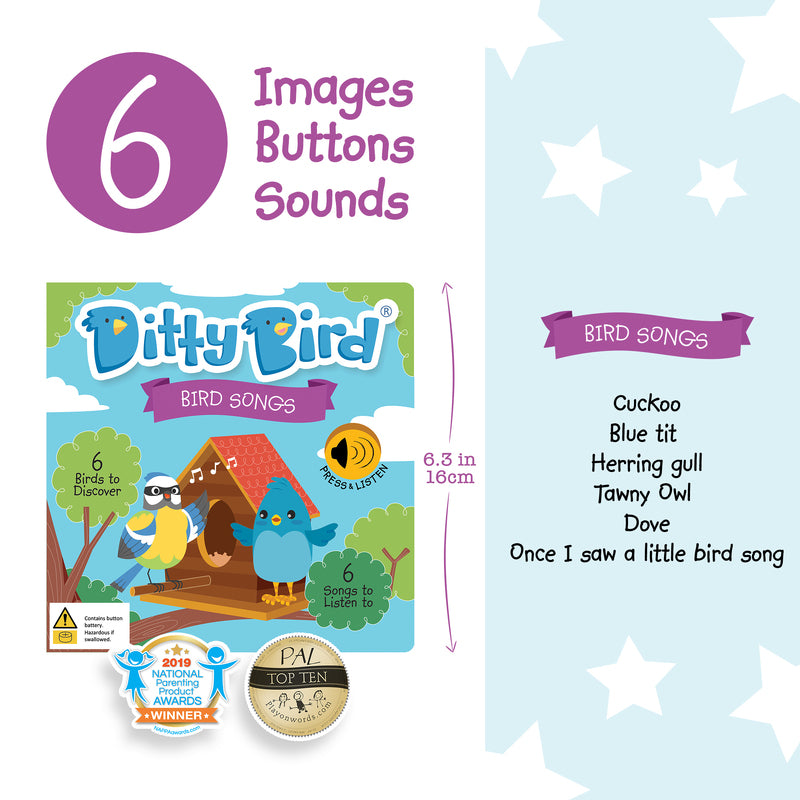 Ditty Bird - Bird Songs Board Books
