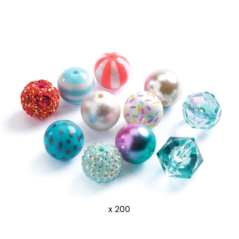 Djeco - Silver Bubble Beads