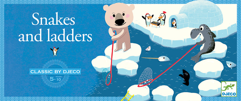 Djeco - Snakes and Ladders games great board games for kids and can learn numeracy