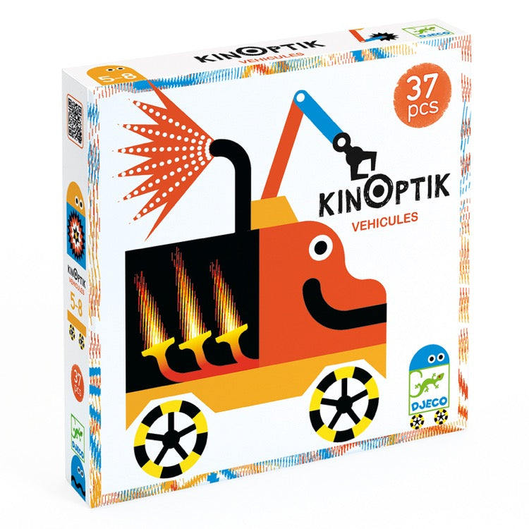 Djeco - Wacky Vehicles Kinoptik Construction Set