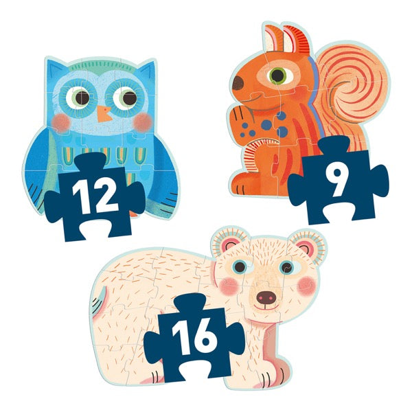 Djeco Progressive Puzzle - In The Forest