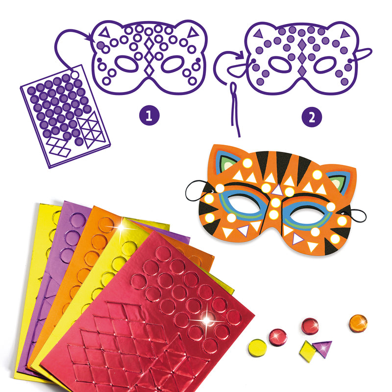 Djeco - Do It Yourself Jungle Animal Masks