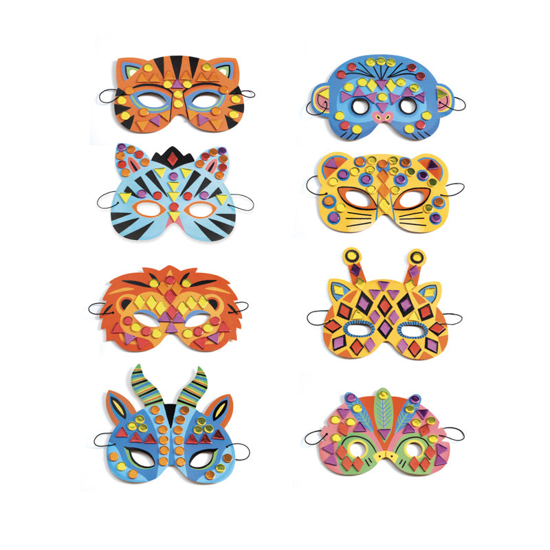 Djeco - Do It Yourself Jungle Animal Masks