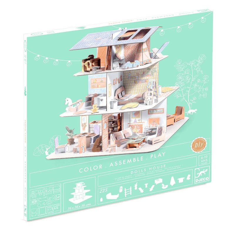 Djeco - Cut Out Doll House