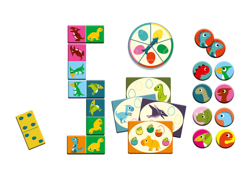 Djeco - Trio of Dinosaurs Games