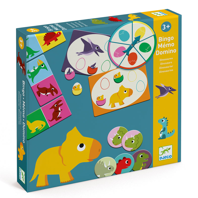 Djeco - Trio of Dinosaurs Games