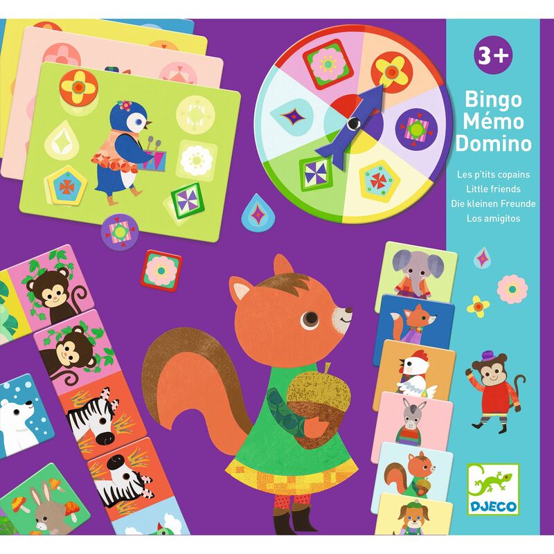 Djeco - Trio of Animal Games