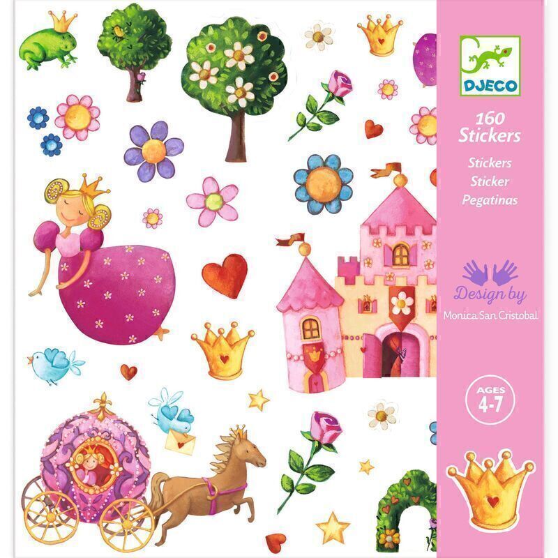 Djeco - Princess Marguerite Stickers