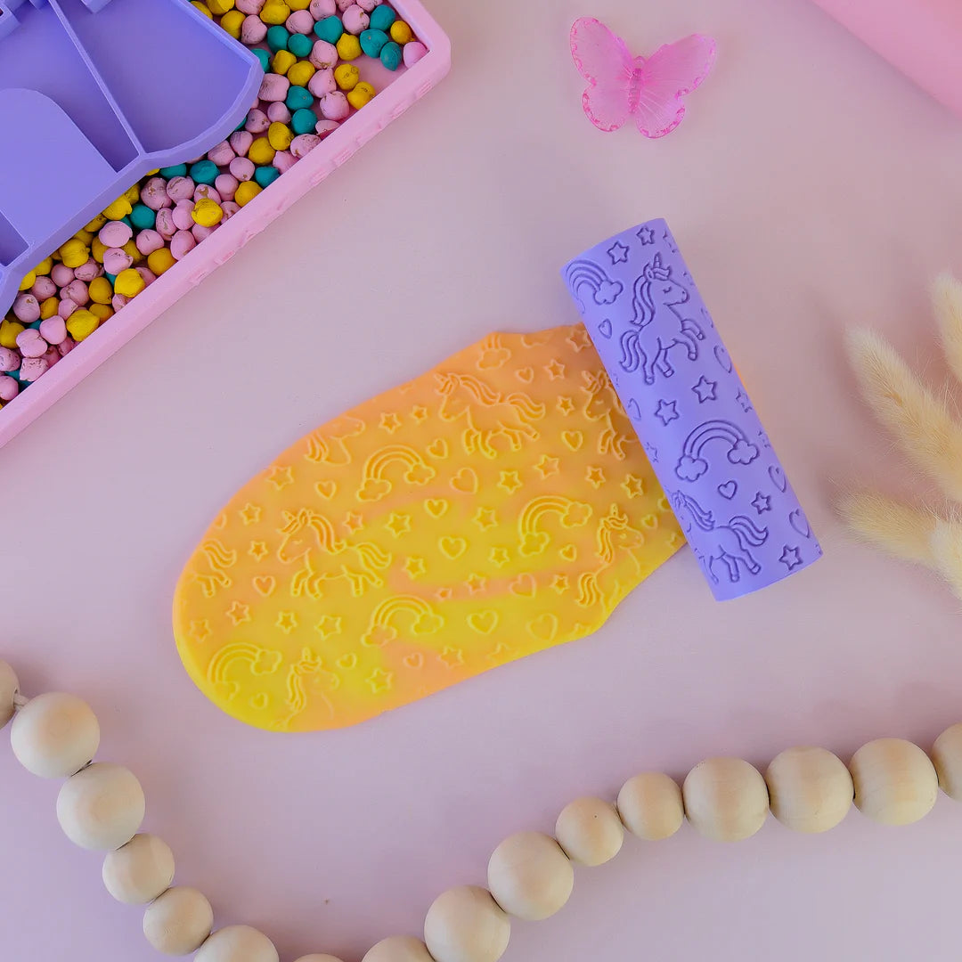 Play Sense - Eco Textured Roller | Unicorn | Purple