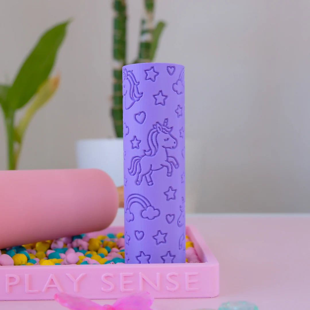 Play Sense - Eco Textured Roller | Unicorn | Purple