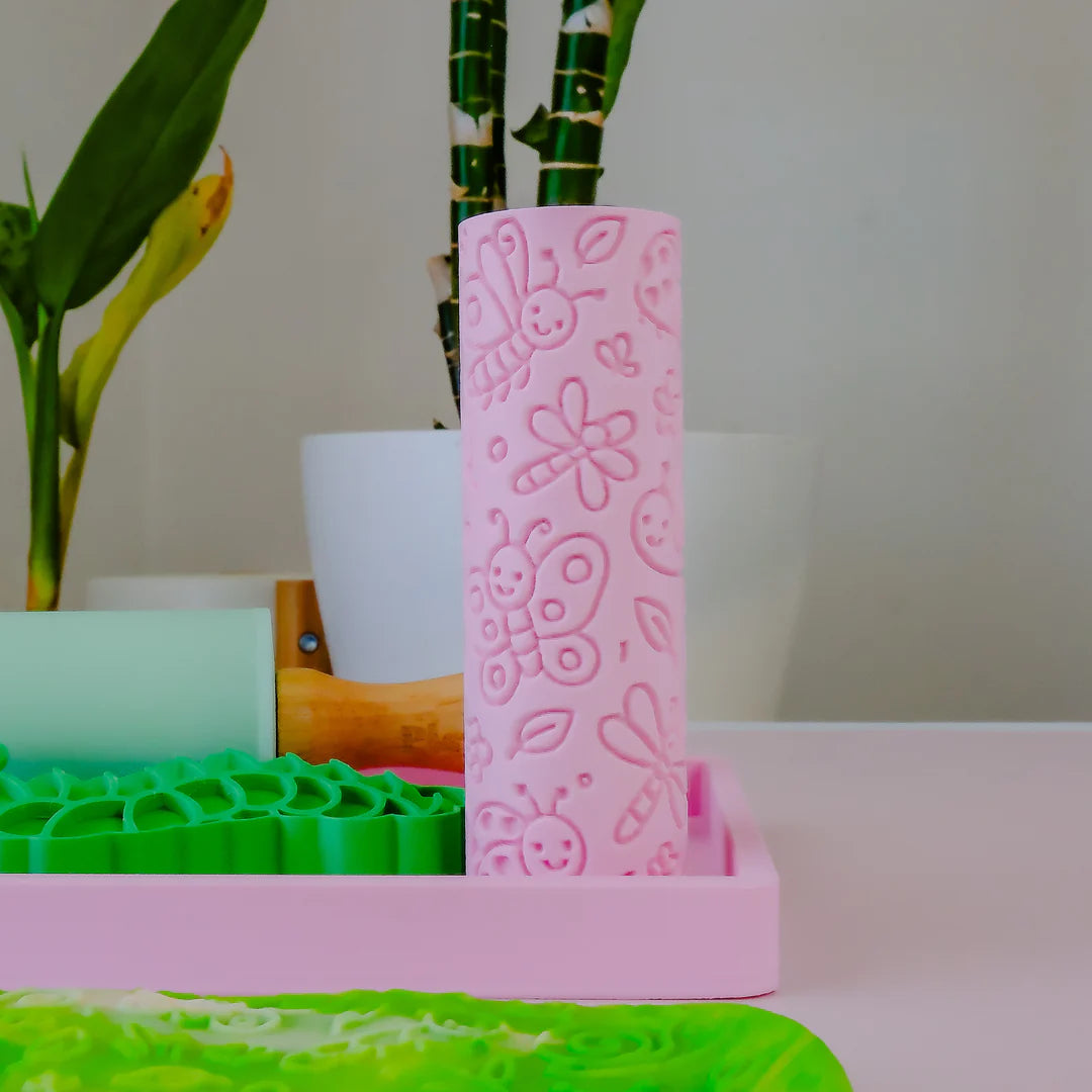 Play Sense - Eco Textured Roller | Bug Life | Pink