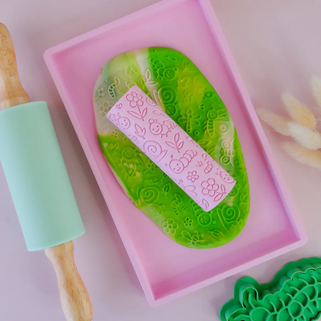 Play Sense - Eco Textured Roller | Bug Life | Pink