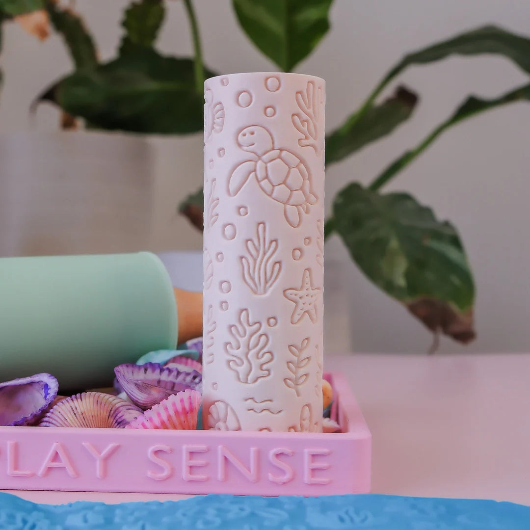 Play Sense - Eco Textured Roller | Ocean Life | Beige