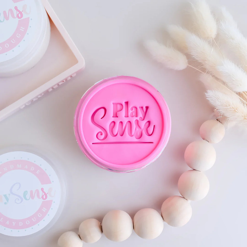 Play Sense - Playdough | Glitter Bright Pink | Raspberry Candy Scented