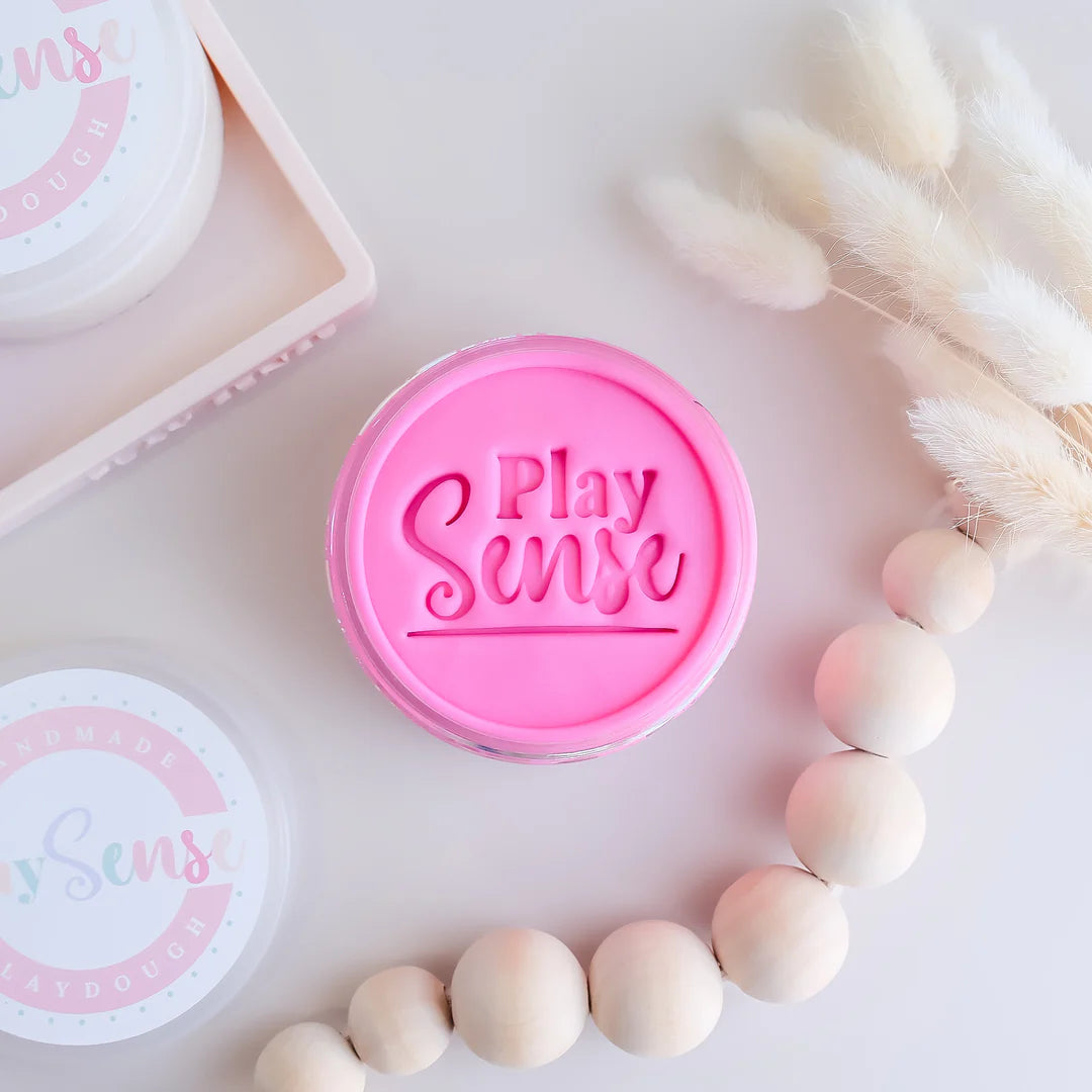 Play Sense - Playdough | Glitter Bright Pink | Raspberry Candy Scented
