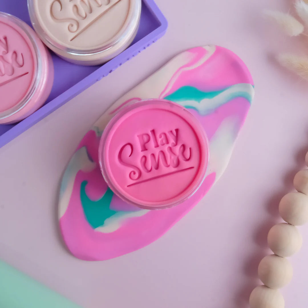 Play Sense -  Playdough | Glitter Bright Pink | Raspberry Candy Scented