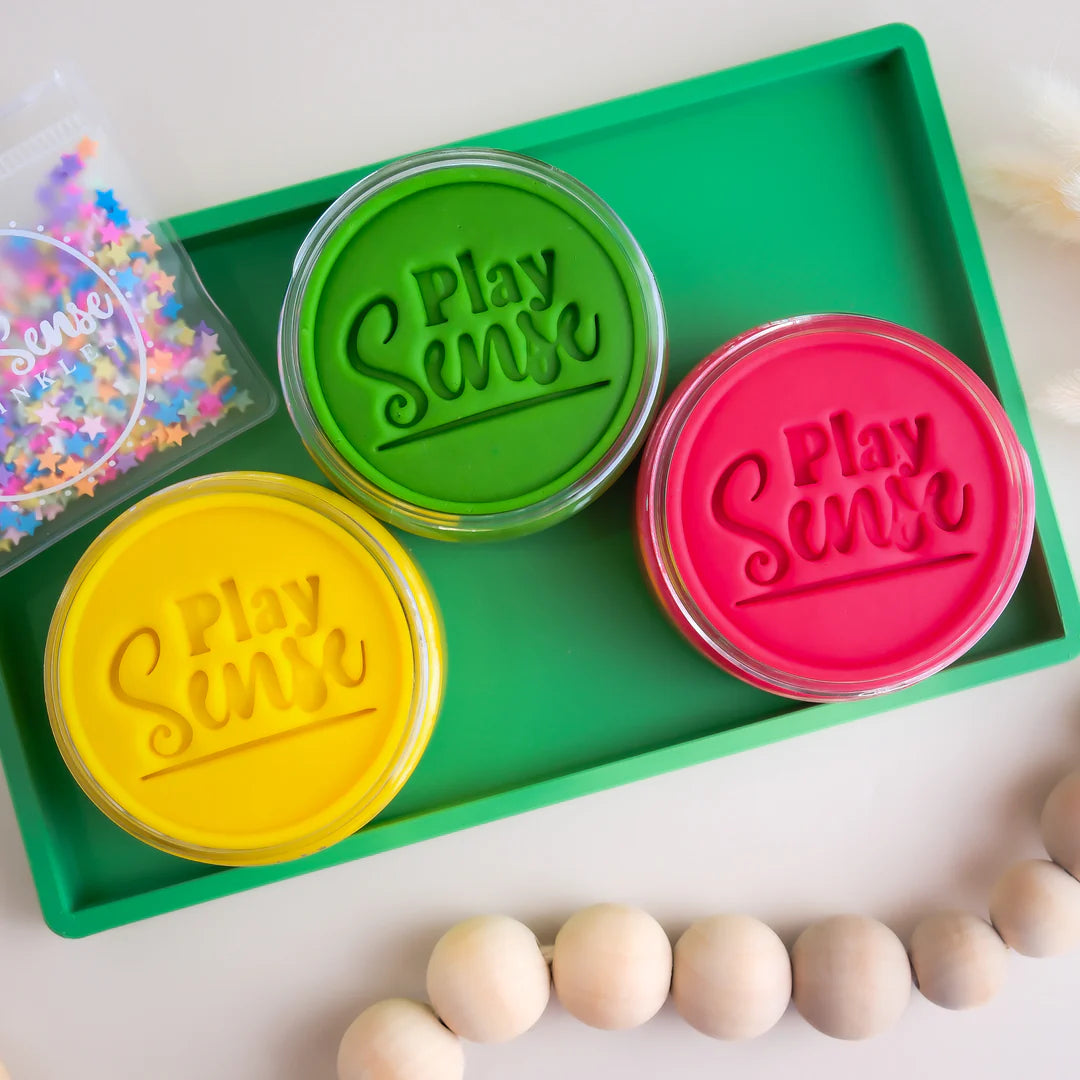 Play Sense - Playdough | Glitter Bright Red | Cherry Scented