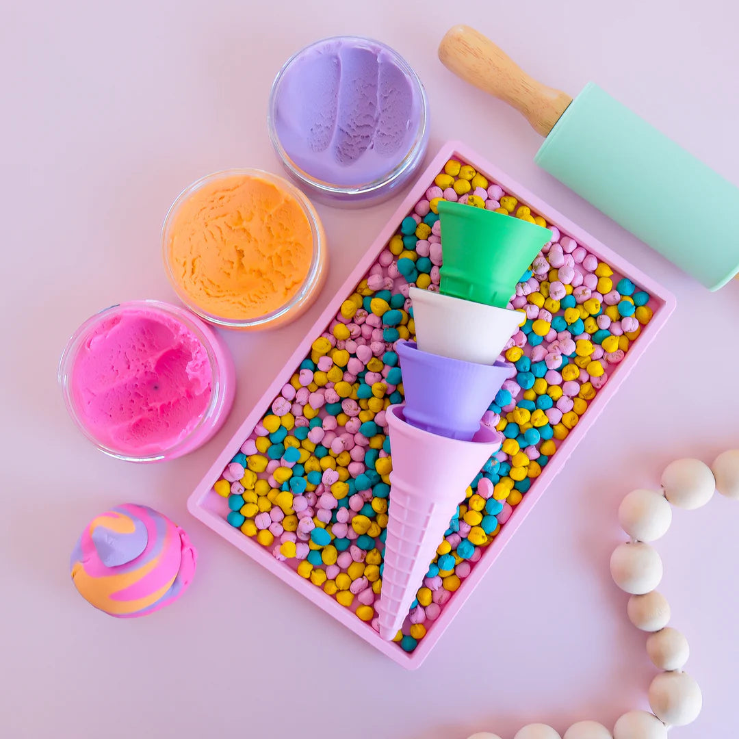 Play Sense - Eco Ice Cream Cone - Orange