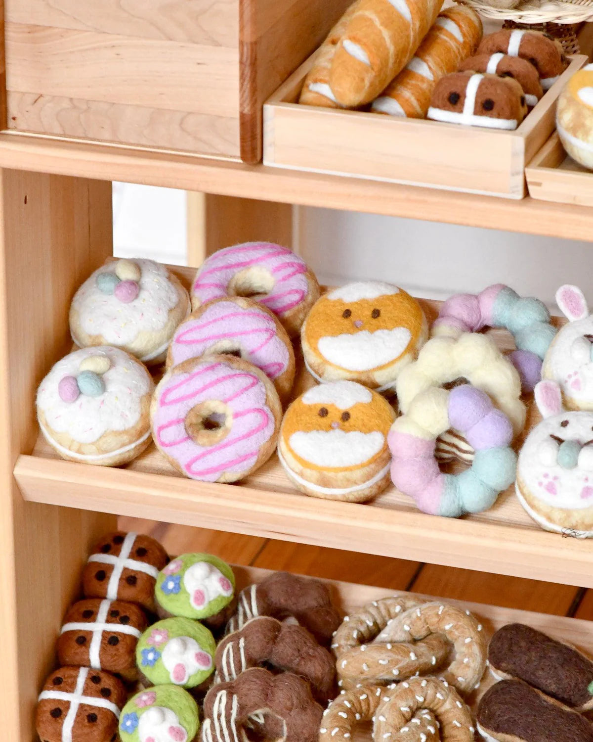 Tara Treasures - Felt Easter Donuts - Set of 3