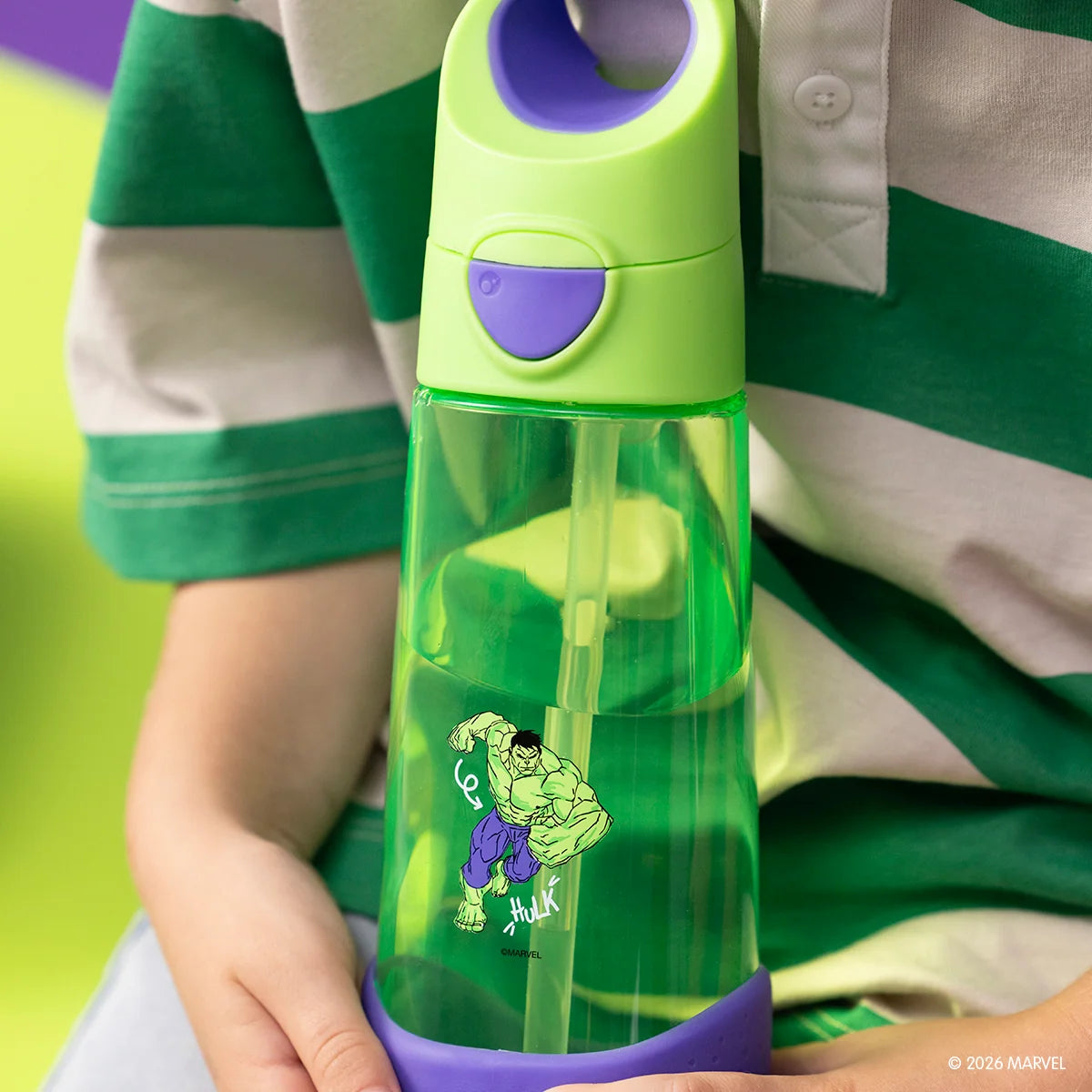600mL Tritan Drink Bottle - Marvel Hulk