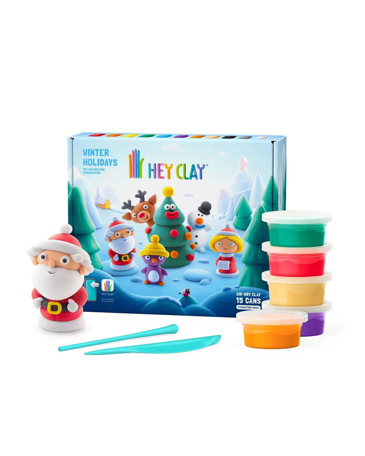 Hey Clay Christmas Winter Holidays Set