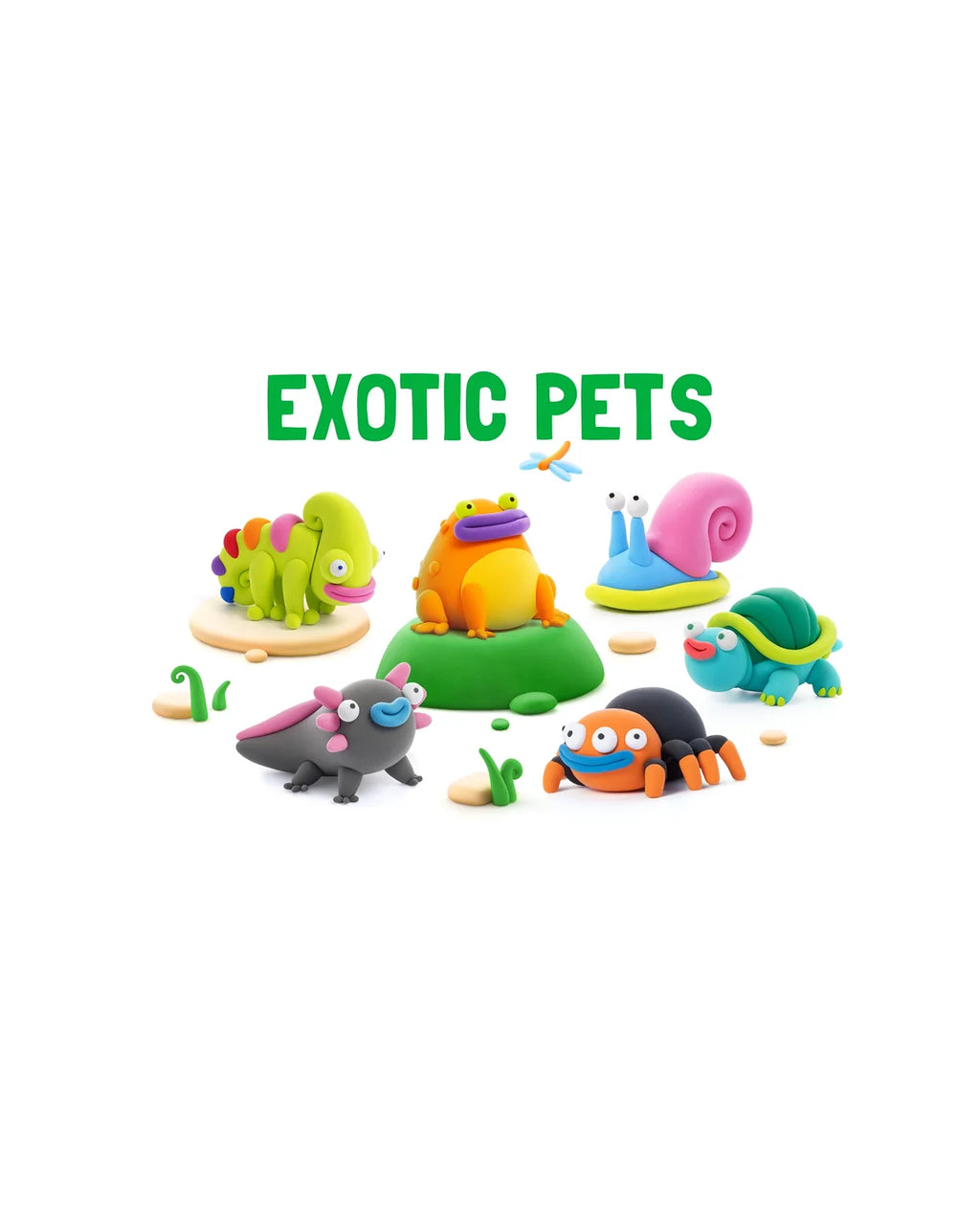Hey Clay Exotic Pets Set