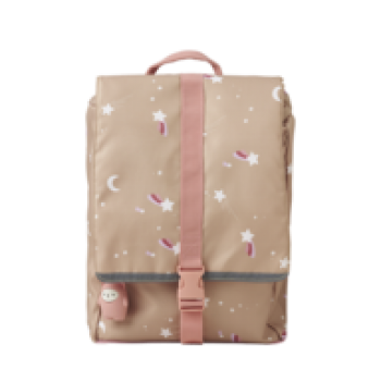 Fabelab - Eco Backpack - Small - Shooting Star - Caramel - 32 cm