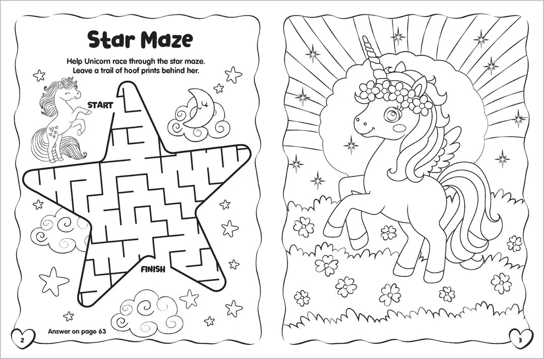 Book | Unicorn - Mega Colouring Book